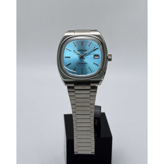 Custom Seiko Mod • Sunburst Baby Blue Seamaster TV• 38mm